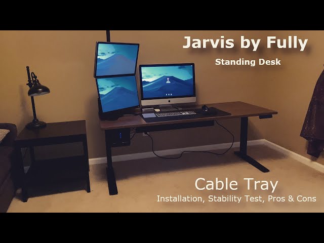 Cable Management for Standing Desk | Installation, Review, and Thoughts | Jarvis by Fully