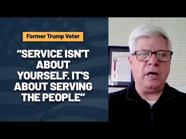 Former Trump Voter: "I will NOT be voting for him again"
