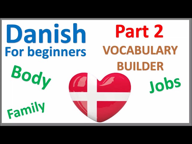 Danish Vocabulary (Part 2) | Popular words | Categories: body, transportation, family, jobs