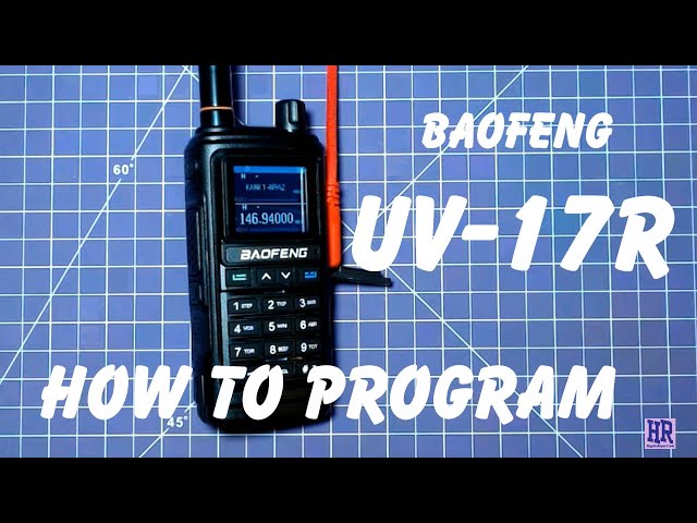 Baofeng UV-17R Programming