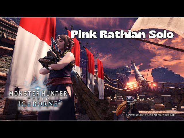 MHWorld: Pink Rathian LongSword Solo #iceborne