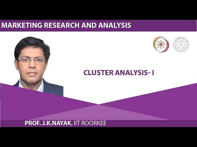 Lecture 30- Cluster Analysis- I