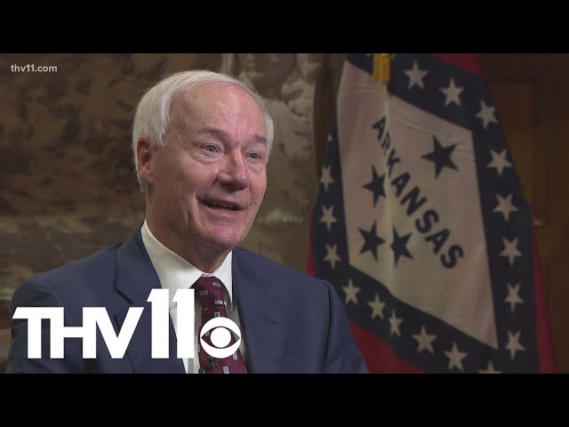 Arkansas governor reacts to banning abortions