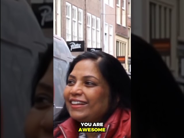 Dutchman Amazes Indian Lady By speaking Tamil and Hindi