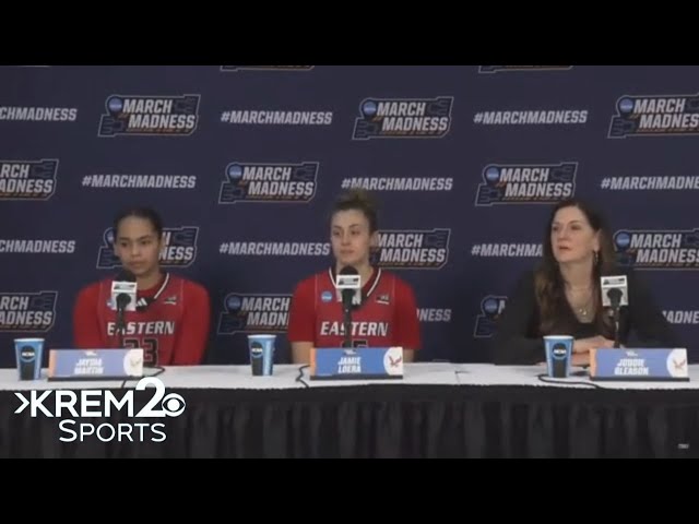 EWU women talk loss to Oregon State in NCAA Tournament