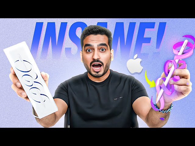 Apple Pencil Pro Unboxing And New Features In Hindi