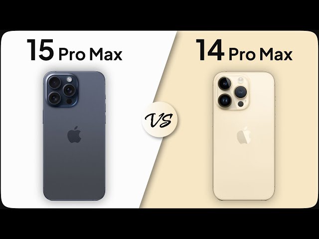 iPhone 15 Pro Max vs iPhone 14 Pro Max Comparison | Mobile Nerd