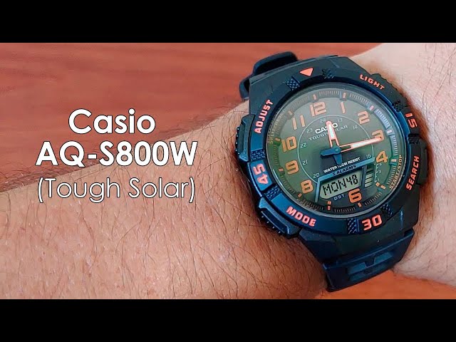 Casio AQ-S800W Tough Solar - Unboxing and Specs