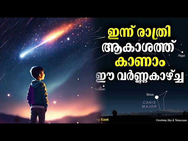 Geminids Meteor Shower Explained in Malayalam || Bright Keralite