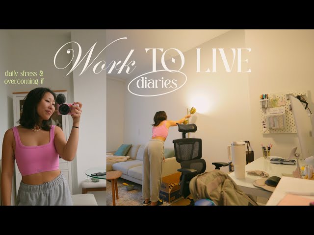 Work to Live Diaries: Daily life in my 9-5 & overcoming the daily stresses of creating content
