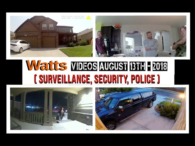 All security/police bodycam videos of the Chris Watts and Shanann Watts case August 13th -14th 2018