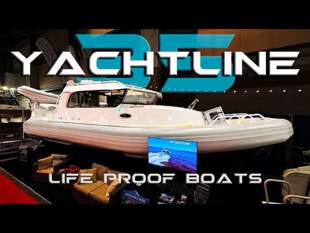 Introducing the 35 Yachtline with Twin 600 Mercury Outboards
