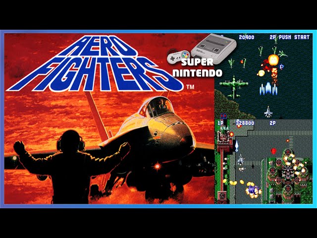 Aero Fighters - Super Nintendo (SNES) gameplay on Mister FPGA
