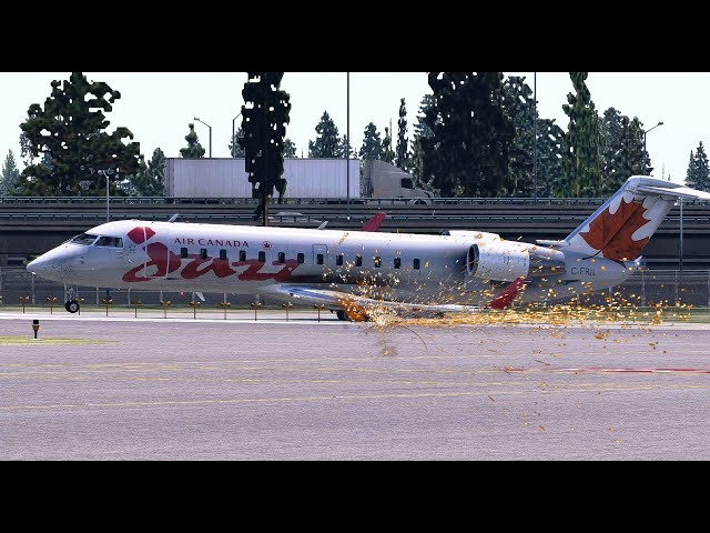 Disastrous Landing at Toronto Airport - Air Canada Jazz Flight 8911