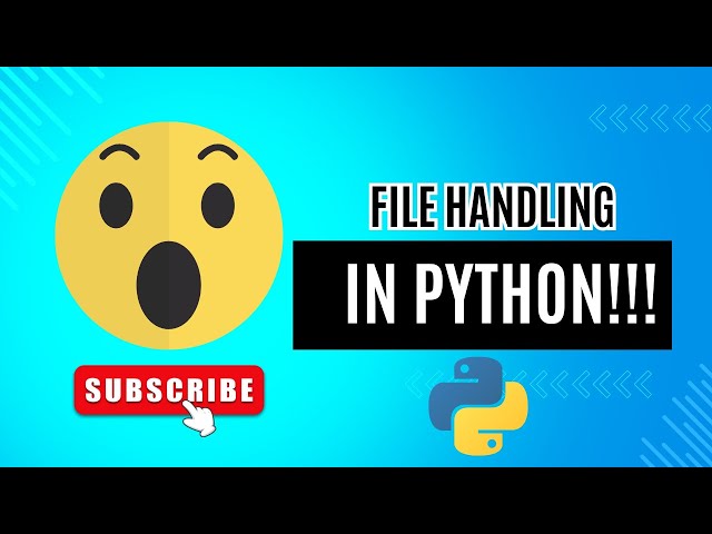 File Handling in Python | File Handling in Python Programming