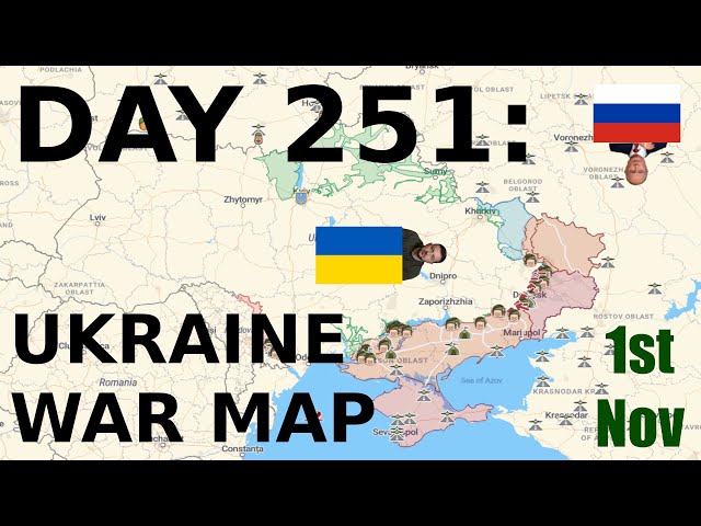 Day 251: Ukrainian Battle Map