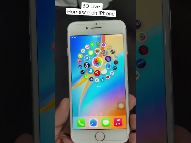 Get 3D Live Homescreen any iPhone #shorts #iphone #3dhomescreeniphone