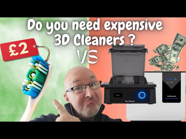 Clean Your Resin 3D Prints -  Cheap Vs Expensive Cleaners