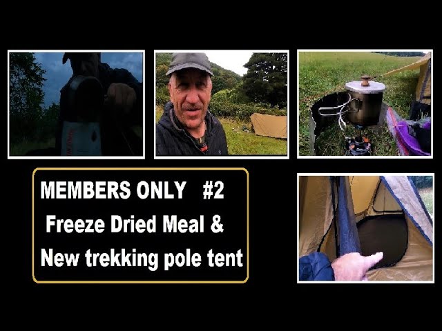 September night camp #2 (New Tent & first time Freeze Dried Meal))..bexbugoutsurvivor