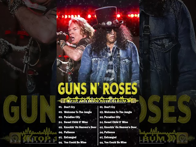 Guns N’ Roses Greatest Hits ~ Best Songs Of 80s 90s Music Hits Collection #80smusic #rock