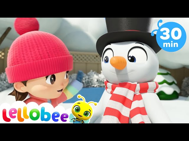 Build a Magic Snowman - Winter Family Fun | Christmas Videos For Toddlers | Moonbug Kids