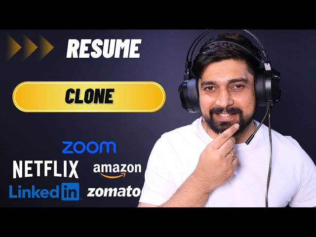Before you add any clone in your resume