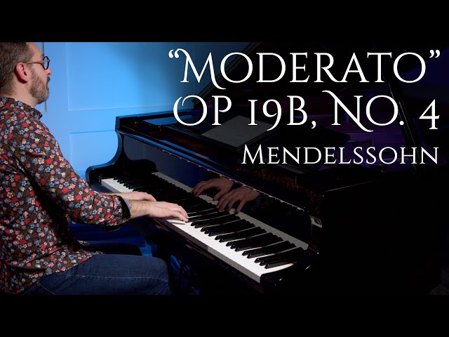 Song without Words Op. 19b No. 4 | Felix Mendelssohn | Charles Szczepanek, pianist