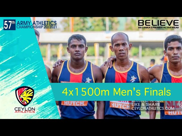 4x1500m Mens Relay Finals   Army Athletics Championship 2021 1 1
