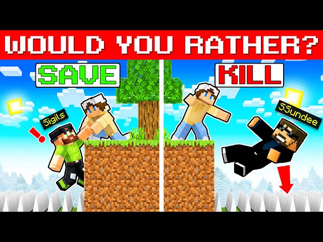 INSANE Would You Rather in Minecraft...