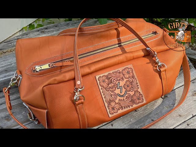 Making a Leather Duffle Bag - Handmade Travel Bag