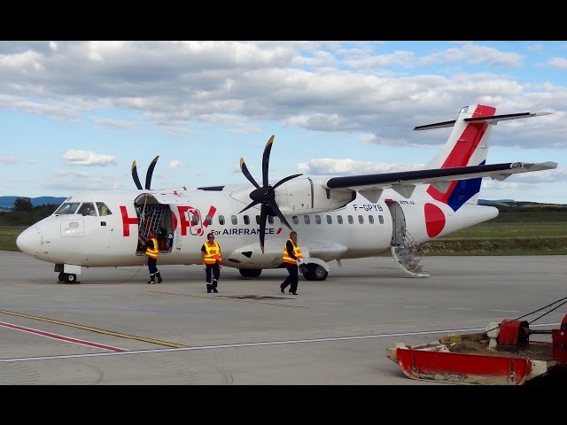 ATR 42-500 Airline Hop! - Preflight and Takeoff