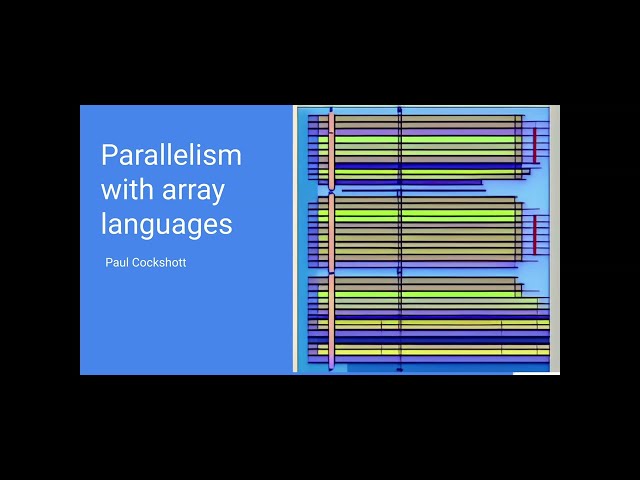 Parallelism with array languages