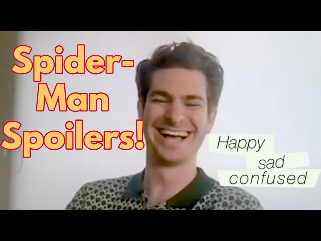 Andrew Garfield Talks SPIDER-MAN: NO WAY HOME SPOILERS! Happy Sad Confused