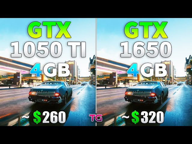 GTX 1050 Ti vs GTX 1650 - Test in 2022