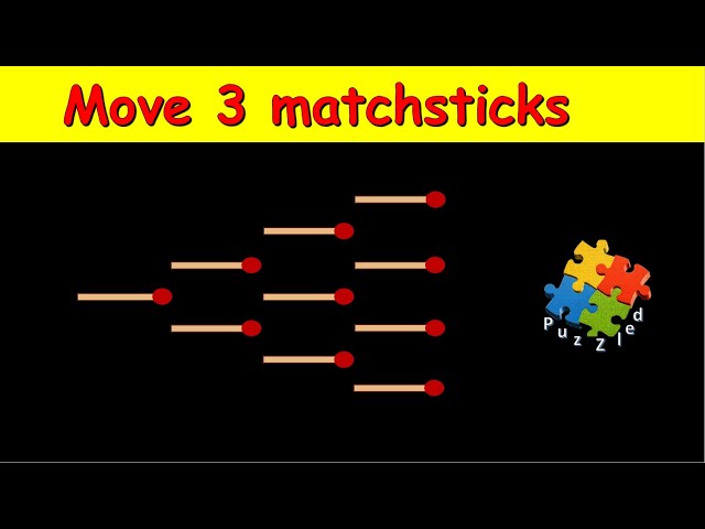 Matchstick Puzzles || 3 Match stick Puzzles with Answers