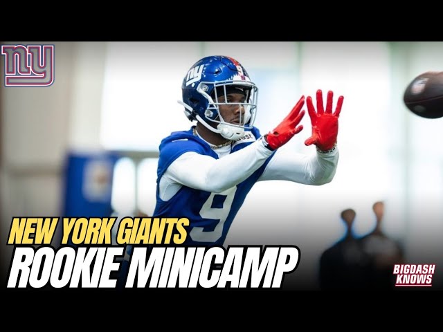 Rookie Minicamp Day 1 | Nabers Signs! | New York Giants Football