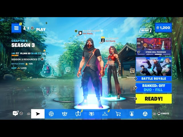 Playing 2 games of Fortnite!!!
