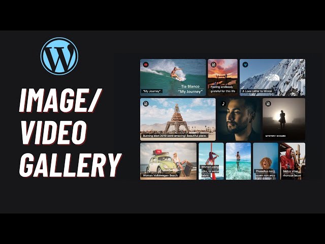How To Add Video And Image Gallery To WordPress Website Using SimpLy Gallery