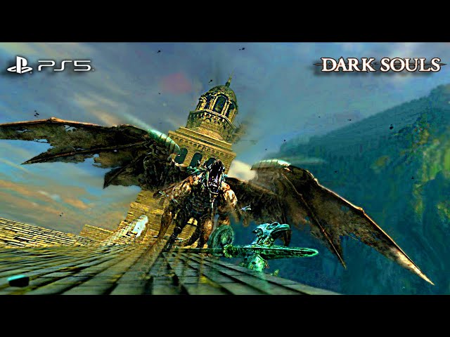 Dark Souls - Elynia's Journey | SL1 VS Bell Gargoyles [SL1, Solo, No Damage].