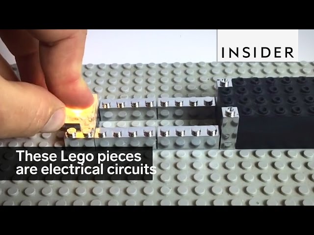 These Lego pieces are electrical circuits