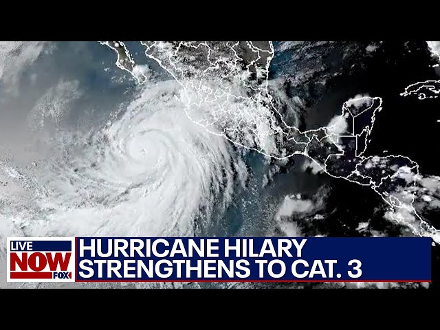 Hurricane Hilary: upgraded to category 3 hurricane, expected to strengthen more | LiveNOW from FOX