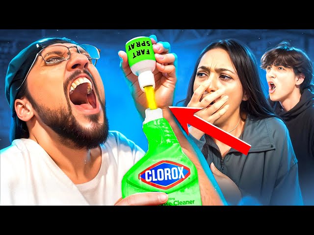 Fart Spray in Mom's Cleaning Product *PRANK*