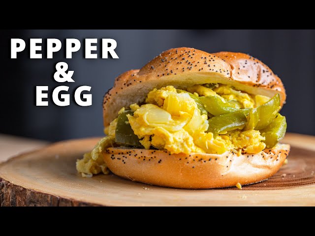 Italian Pepper and Egg Sandwich Recipe