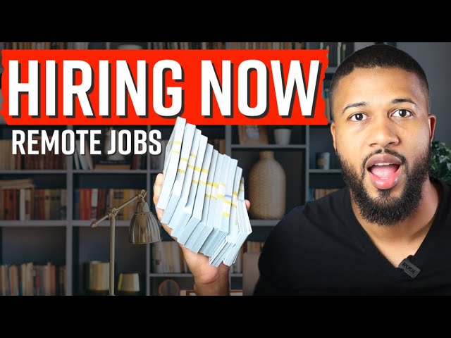 NEW LEADS! Remote Work From Home Jobs (HIRING ASAP!)