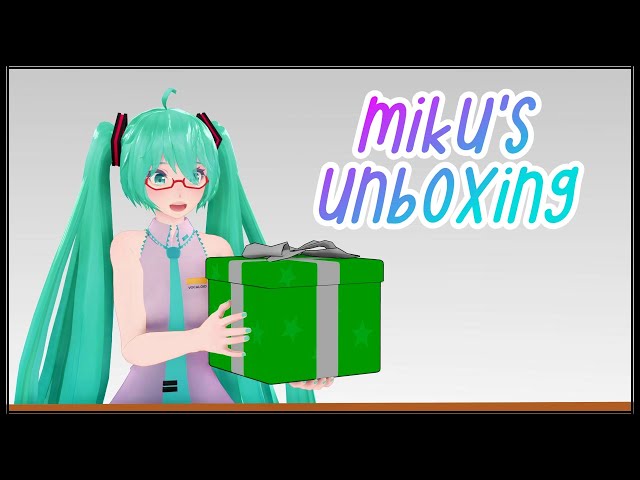 [MMD Talkloid] Miku receives a mysterious package...