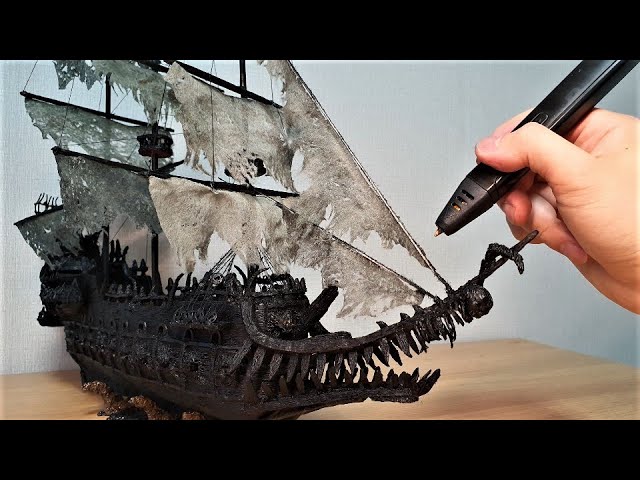 [3d pen] Making Flying Dutchman in Pirates of the Caribbean