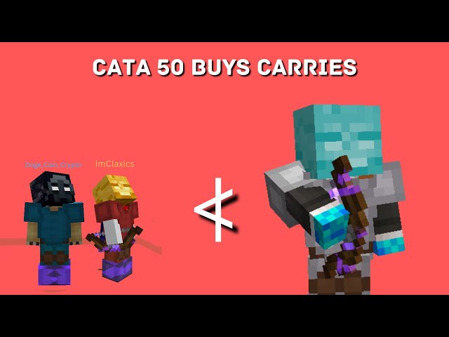 Buying Carries As A Cata 50 | Hypixel Skyblock