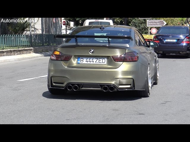 BMW M4 w/ Fi Exhaust in Monaco - Lovely sounds