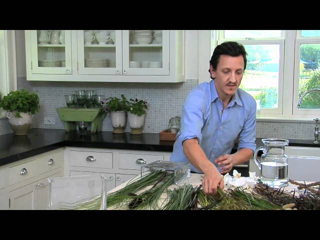 How to Make Simple Grass and Orchid Arrangements | Pottery Barn