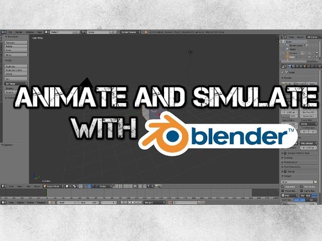 Animating & Simulating in Blender (Basics Tutorial)